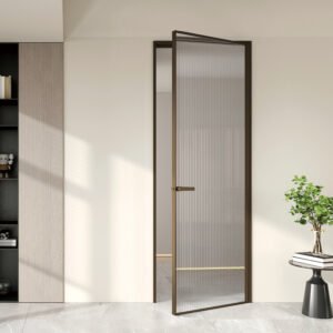 Flat frame door